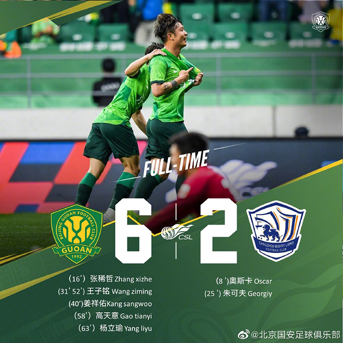 05月23日 中超第9轮 北京国安队vs沧州雄狮队 全场录像