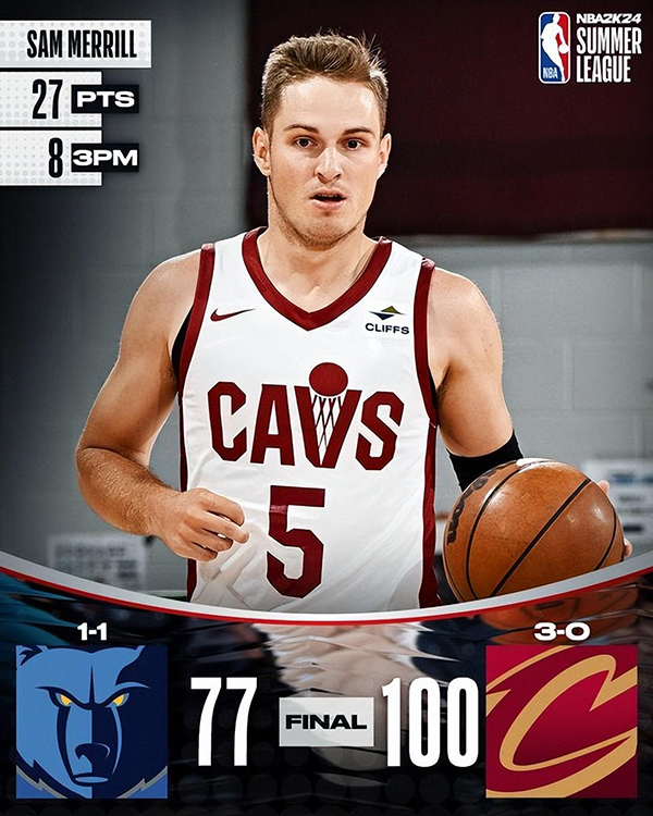 07月11日 NBA夏季联赛 灰熊vs骑士 全场录像