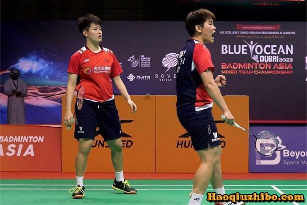 2023中国羽毛球公开赛女双1/4决赛 宫浦玲奈/樱本绚子vs刘圣书/谭宁 全场录像