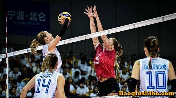 2023巴黎奥运女排资格赛 塞尔维亚女排vs加拿大女排 全场录像