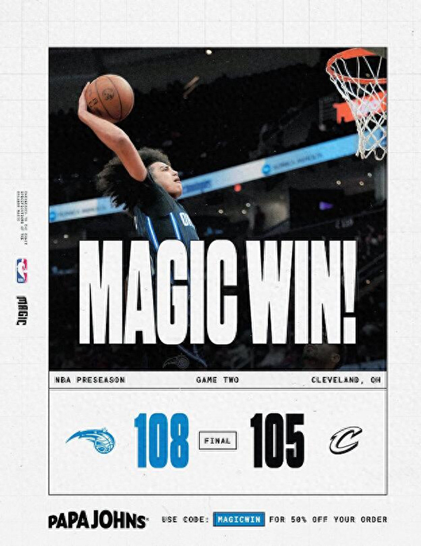10月13日 NBA季前赛 魔术vs骑士 全场录像
