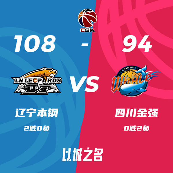 10月24日 CBA常规赛 辽宁vs四川 全场录像