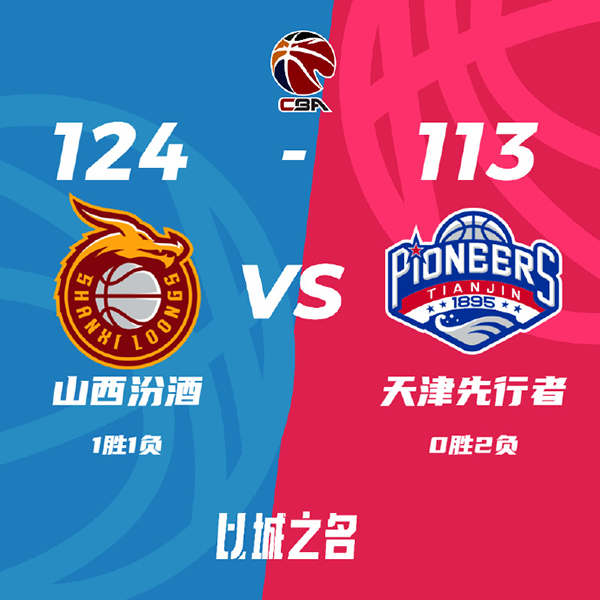 10月25日 CBA常规赛 山西vs天津 全场录像