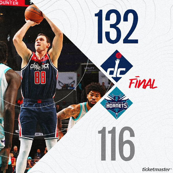 11月09日 NBA常规赛 奇才vs黄蜂 全场录像