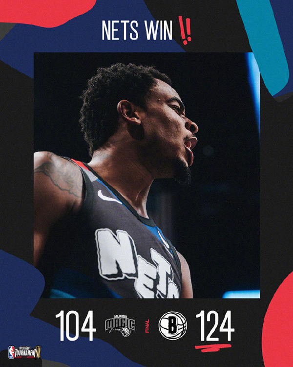 11月15日 NBA季中锦标赛 魔术vs篮网 全场录像