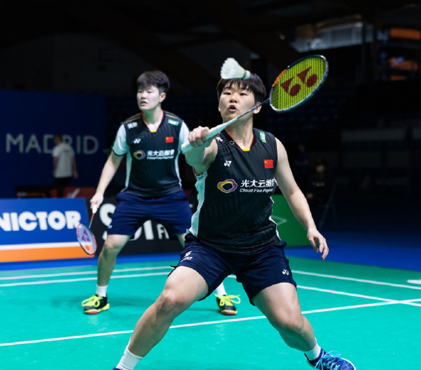 2023日本羽毛球大师赛女双半决赛 松本麻佑/永原和可那vs刘圣书/谭宁 全场录像