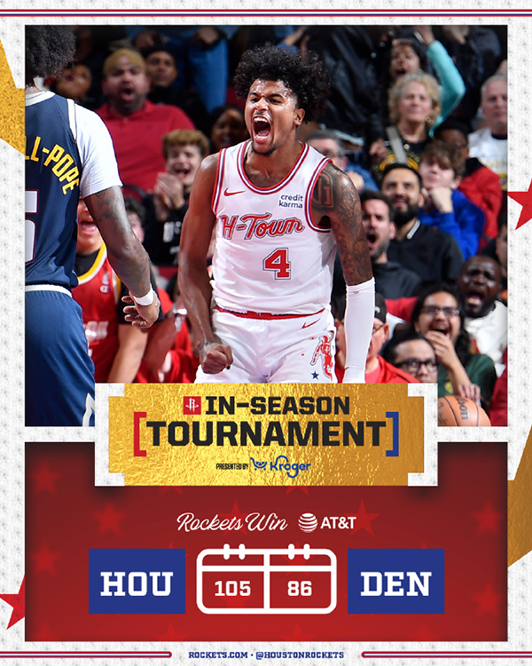11月25日 NBA季中锦标赛 掘金vs火箭 全场录像
