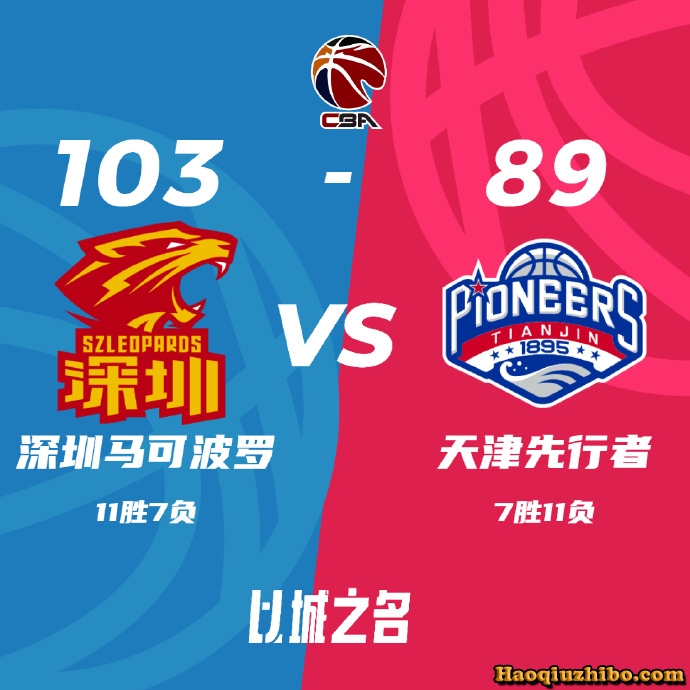 12月18日 CBA常规赛 深圳vs天津 全场录像