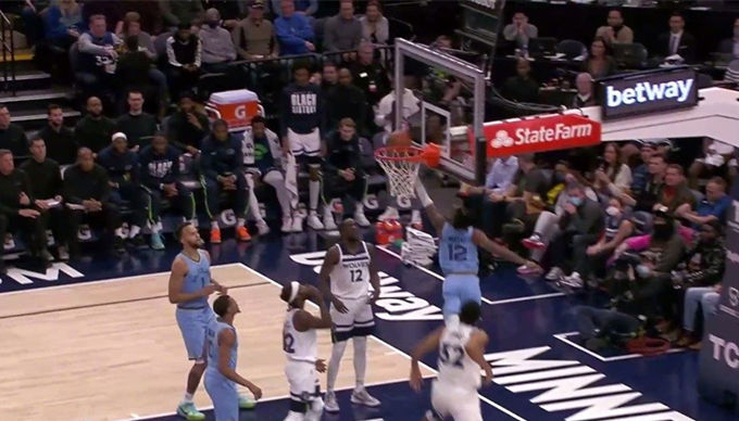 2022.2.25NBA全场录像回放 灰熊vs森林狼