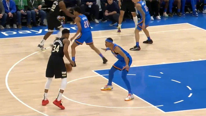 2022.3.9NBA全场录像回放 雄鹿vs雷霆