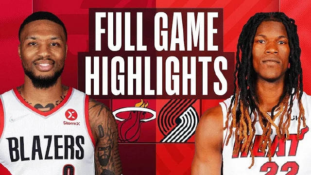 2022.10.27NBA全场录像回放 热火vs开拓者