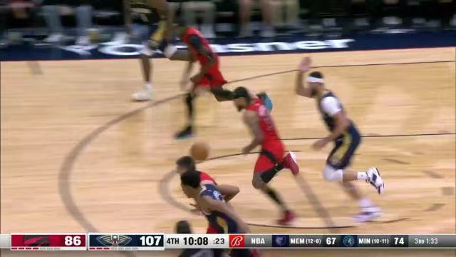 2022.12.1NBA录像回放高清 猛龙vs鹈鹕