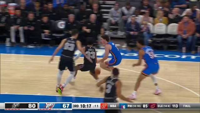 2022.12.1NBA录像回放高清 马刺vs雷霆
