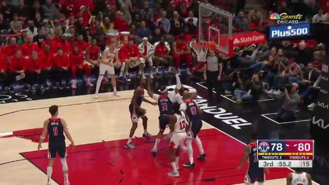 2022.12.8NBA全场录像回放 奇才vs公牛