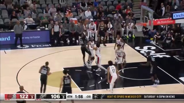 2022.12.15NBA录像回放高清 开拓者vs马刺