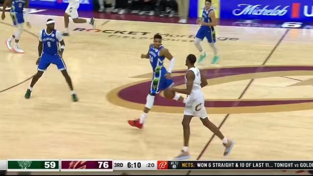 2022.12.22NBA全场录像回放 雄鹿vs骑士