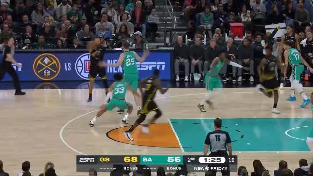 2023.1.14NBA全场录像回放 勇士vs马刺