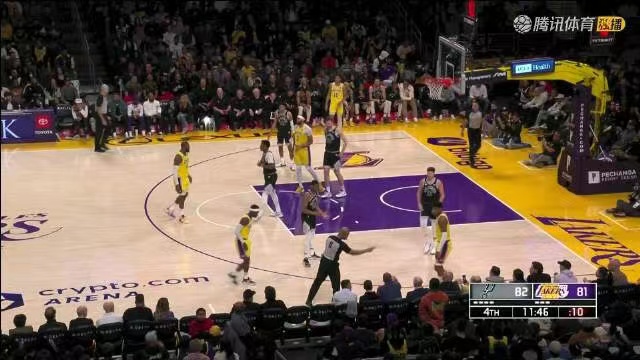 2023.1.26NBA全场录像回放 马刺vs湖人