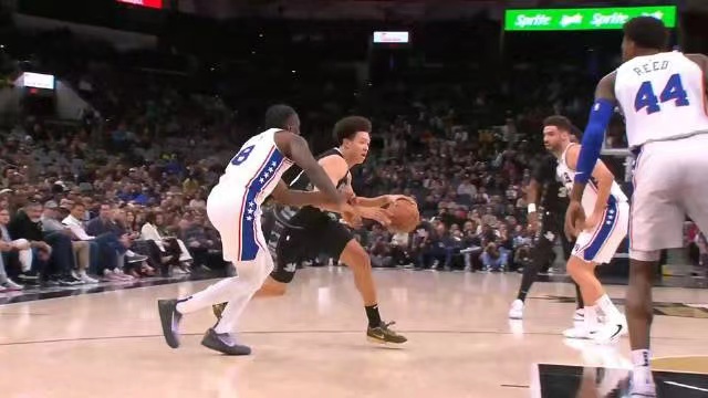 2023.2.4NBA录像回放高清 76人vs马刺