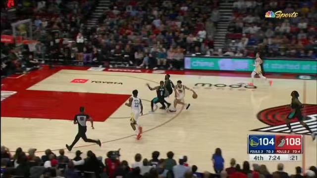2023.2.9NBA全场录像回放 勇士vs开拓者