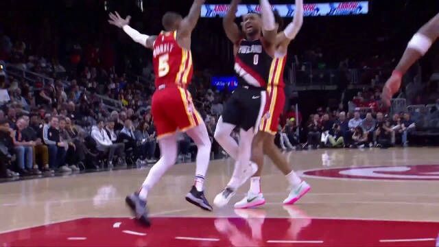 2023.3.4NBA录像回放高清 开拓者vs老鹰