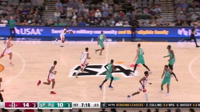 2023.3.5NBA全场录像回放 火箭vs马刺