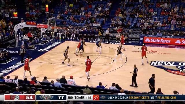 2023.3.13NBA全场录像回放 开拓者vs鹈鹕