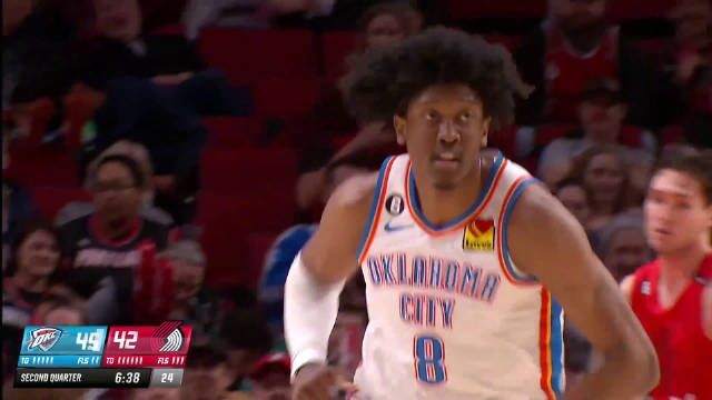 2023.3.27NBA全场录像回放 雷霆vs开拓者