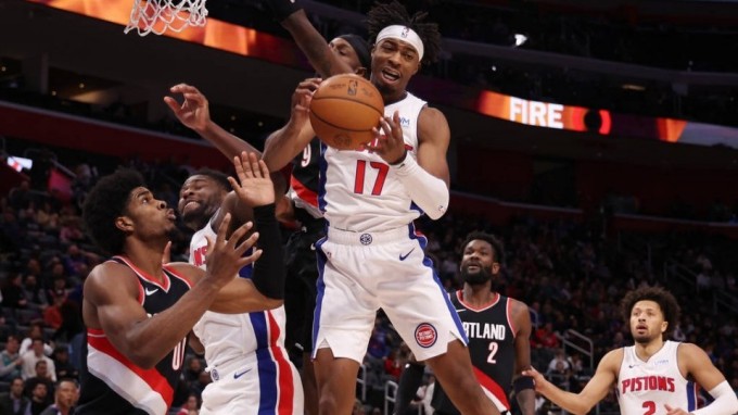 2023.11.2NBA全场录像回放 开拓者vs活塞