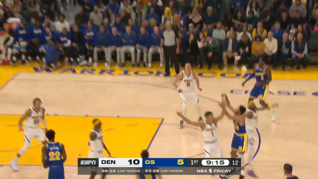 2022.10.22NBA录像回放 掘金vs勇士 免费更新