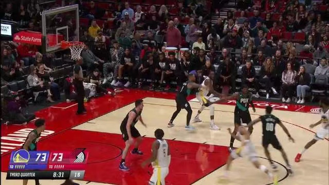 2023.2.9NBA录像高清回放 勇士vs开拓者 免费更新